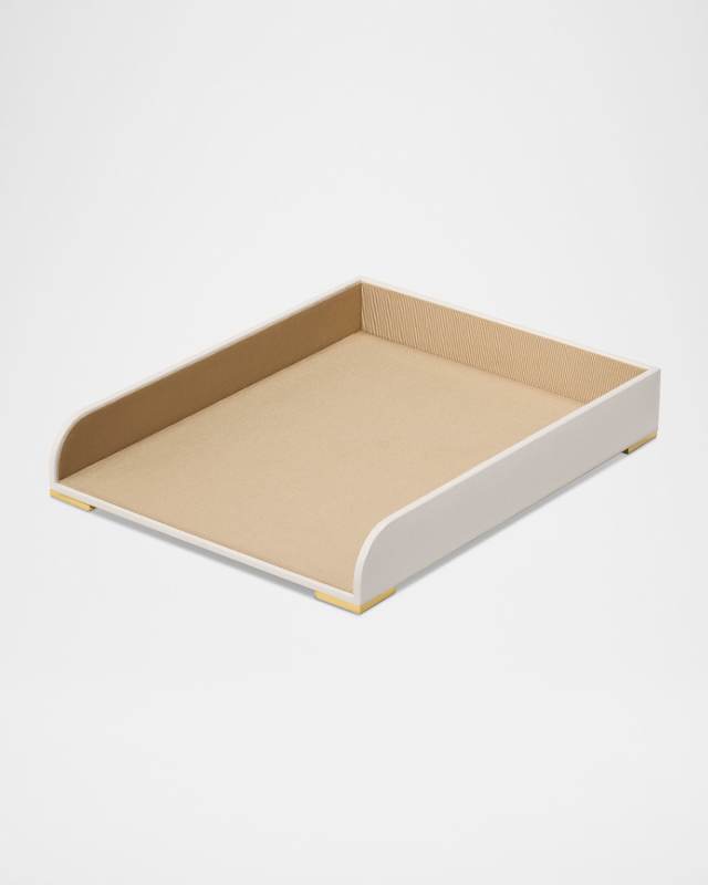 Classic Leather Paper Tray